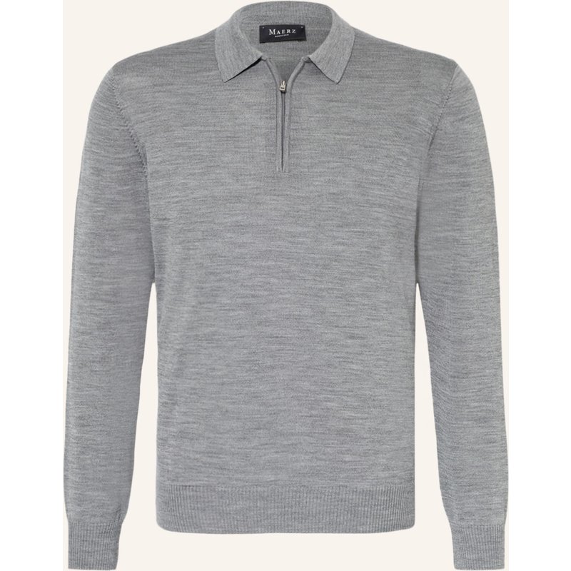 Maerz Muenchen Pullover Aus Merinowolle grau