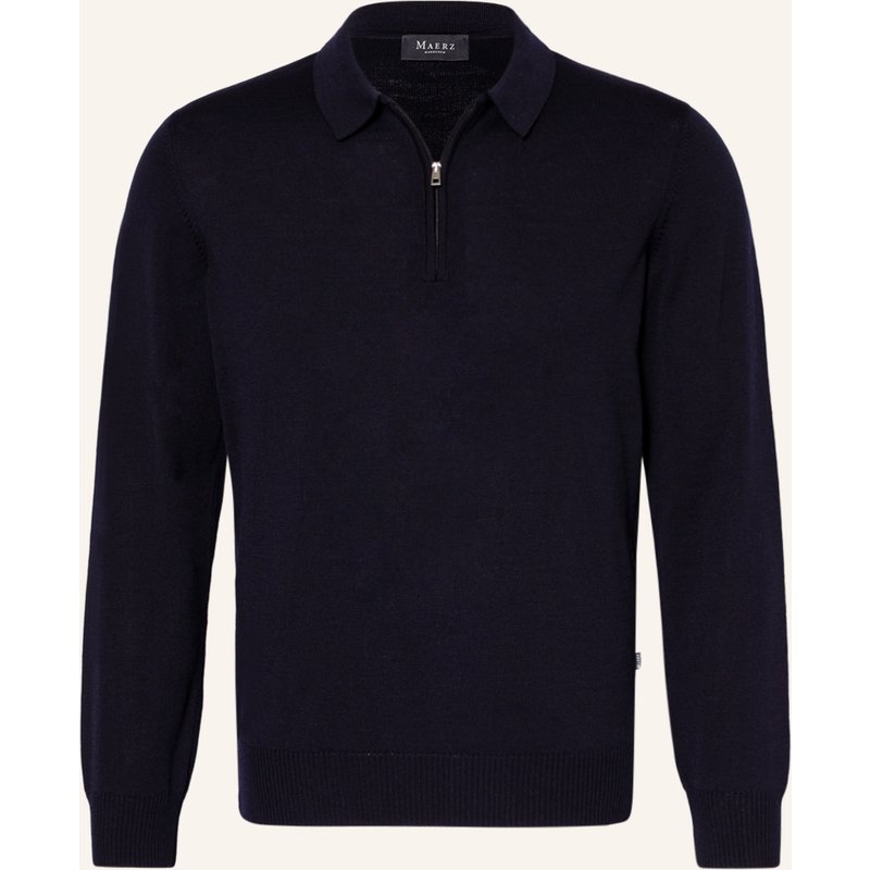 Maerz Muenchen Pullover Aus Merinowolle blau