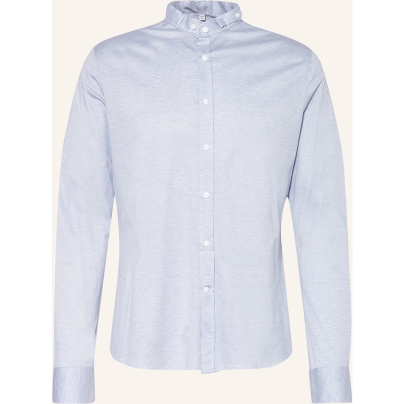 Gottseidank Trachtenhemd Lenz Slim Fit Mit Stehkragen blau