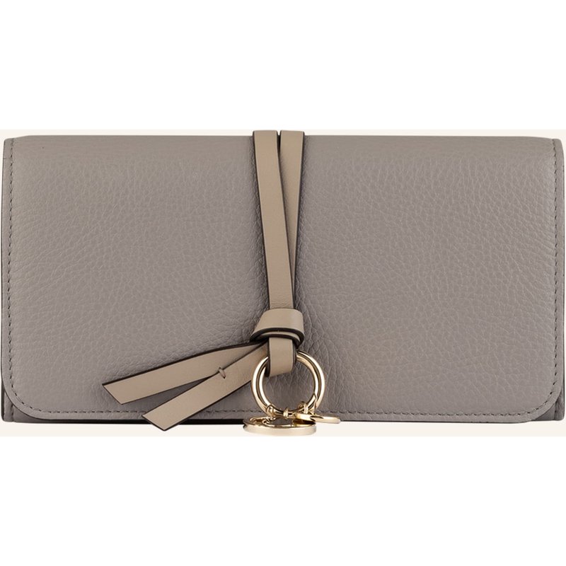 Chloé Geldbörse Alphabet grau