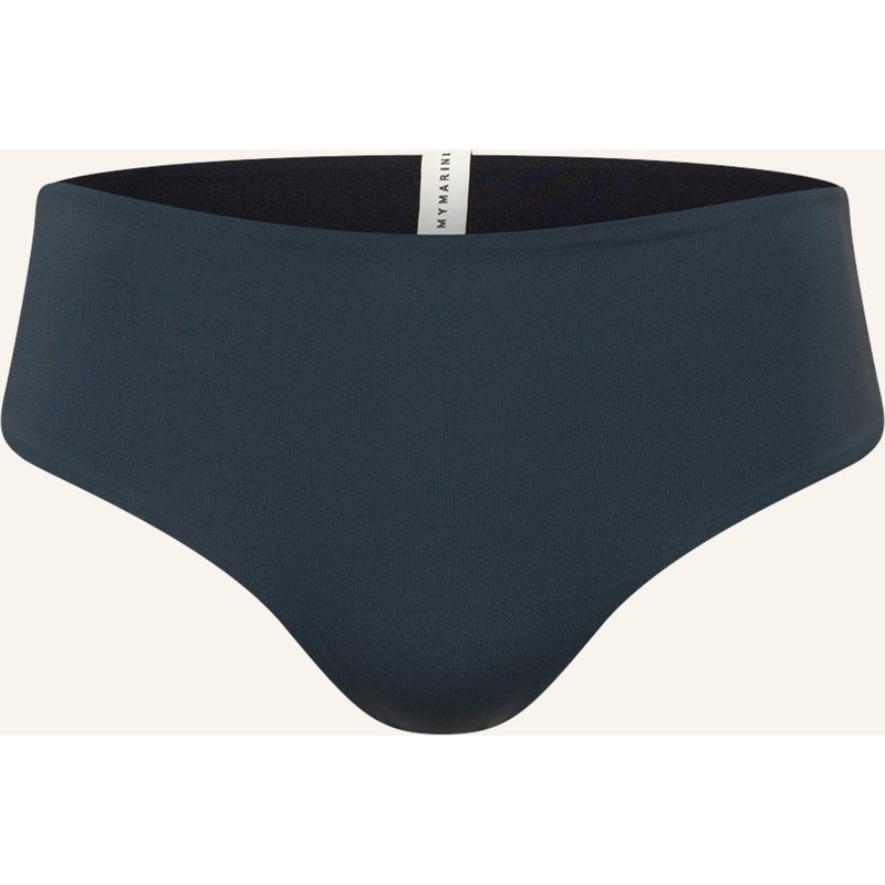 Mymarini High-Waist-Bikini-Hose Cheeky Zum Wenden schwarz