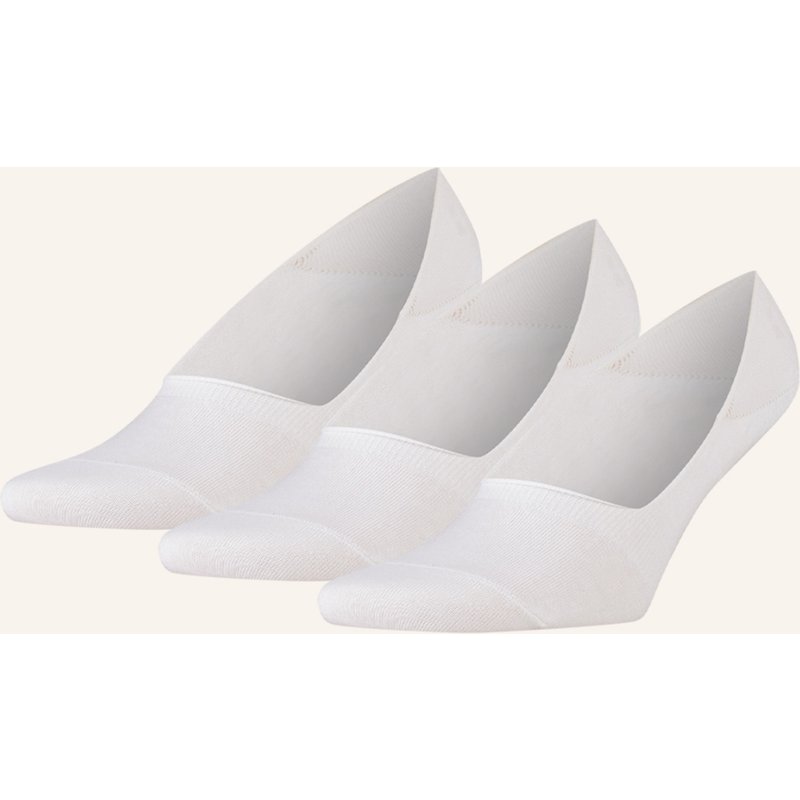 Falke 3er-Pack Füßlinge Step weiss