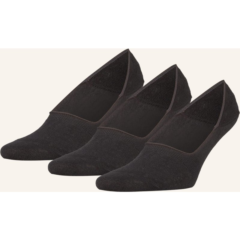 Falke 3er-Pack Füßlinge Step schwarz