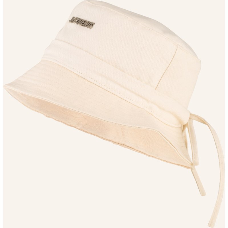 Jacquemus Bucket-Hat Le Bob Gadjo weiss