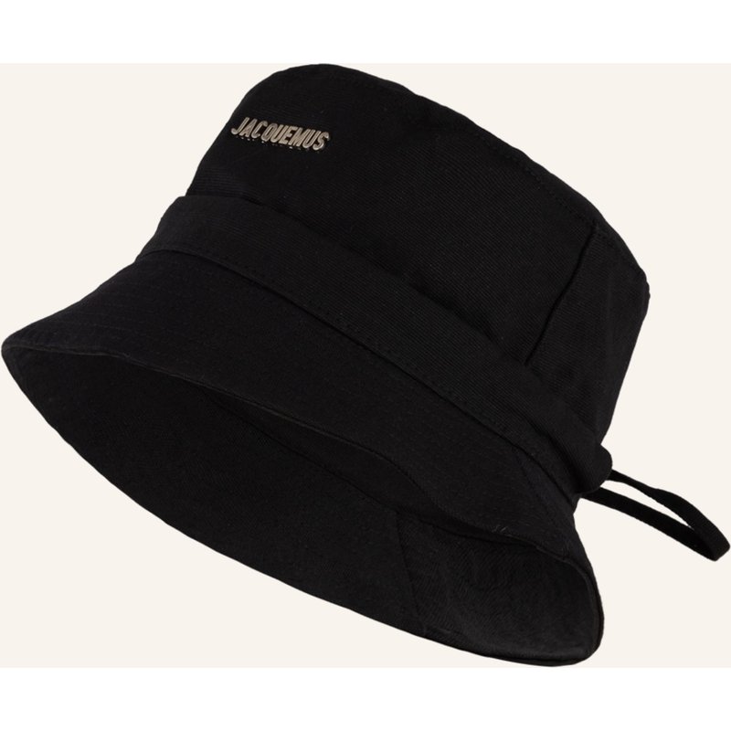 Jacquemus Bucket-Hat Le Bob Gadjo schwarz