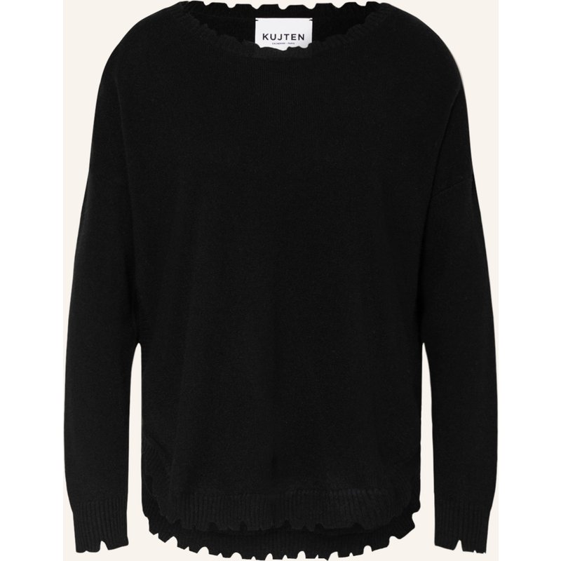 Kujten Cashmere-Pullover Melah schwarz