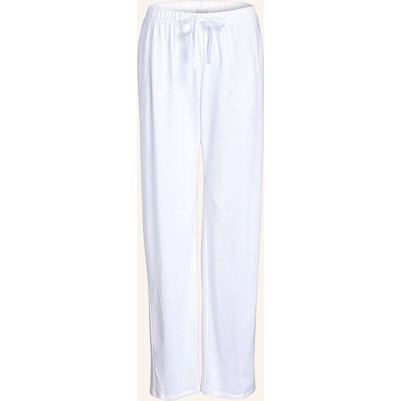 Hanro Schlafhose Cotton Deluxe weiss