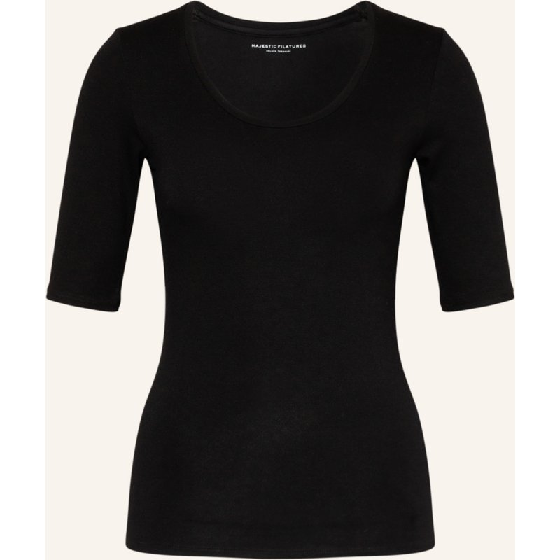 Majestic Filatures T-Shirt schwarz
