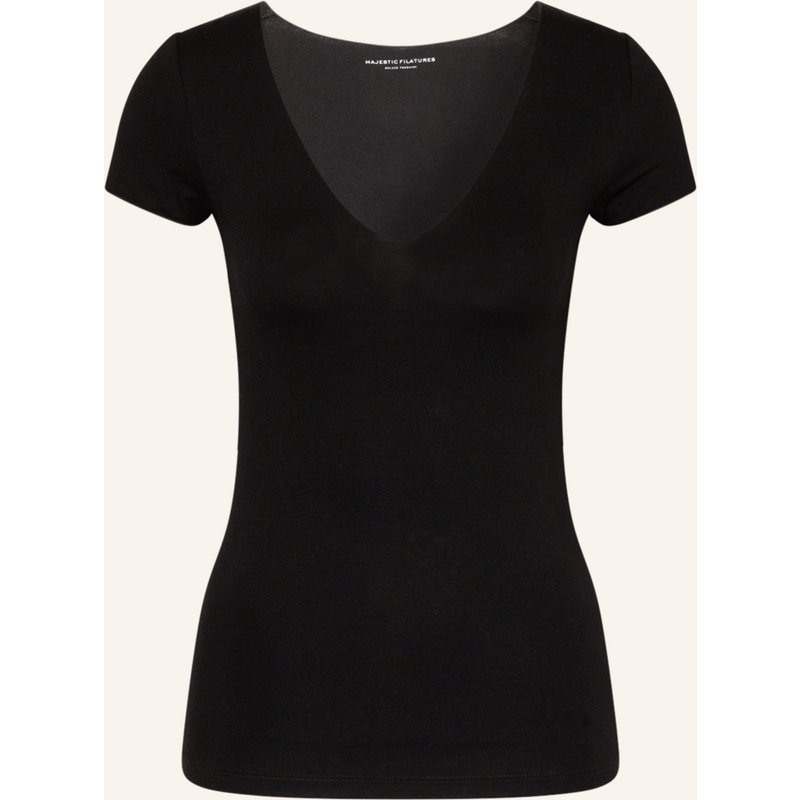 Majestic Filatures T-Shirt schwarz