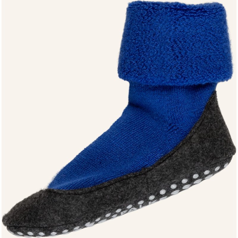 Falke Stoppersocken Cosyshoe Aus Merinowolle blau
