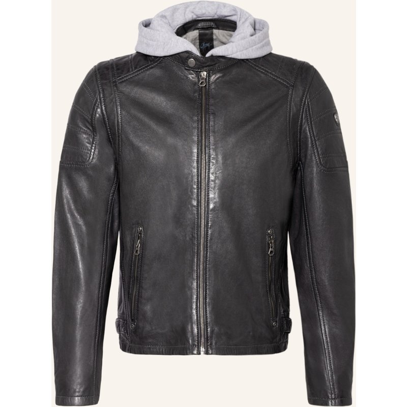 Gipsy Lederjacke Raylo grau