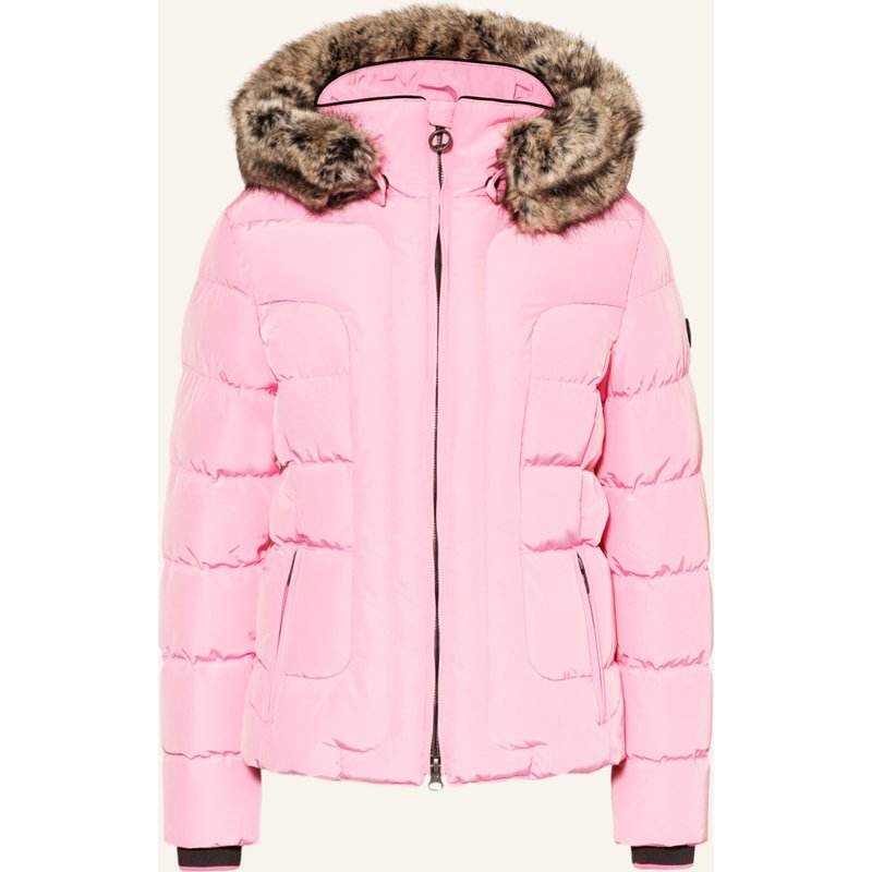 Wellensteyn Steppjacke Astoria Mit Abnehmbarem Kunstfellkragen rosa
