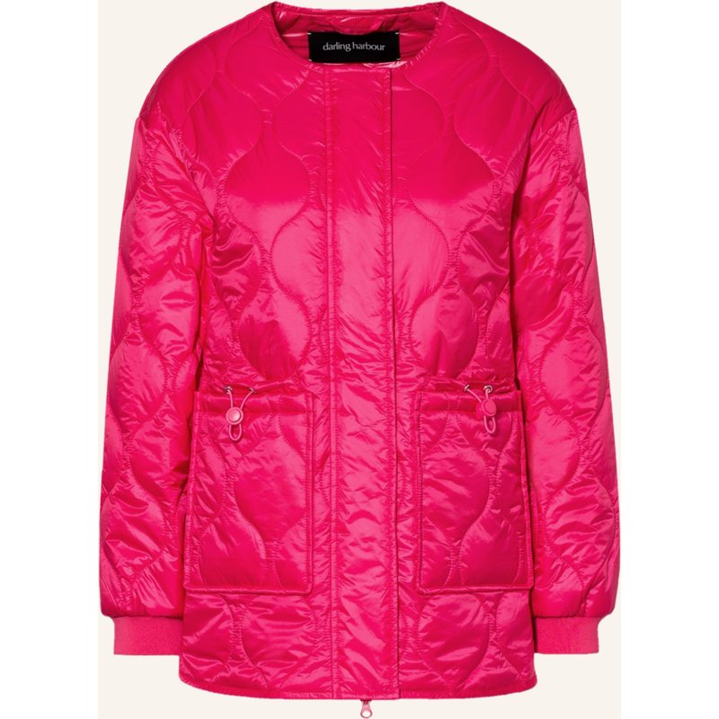 Darling Harbour Steppjacke pink