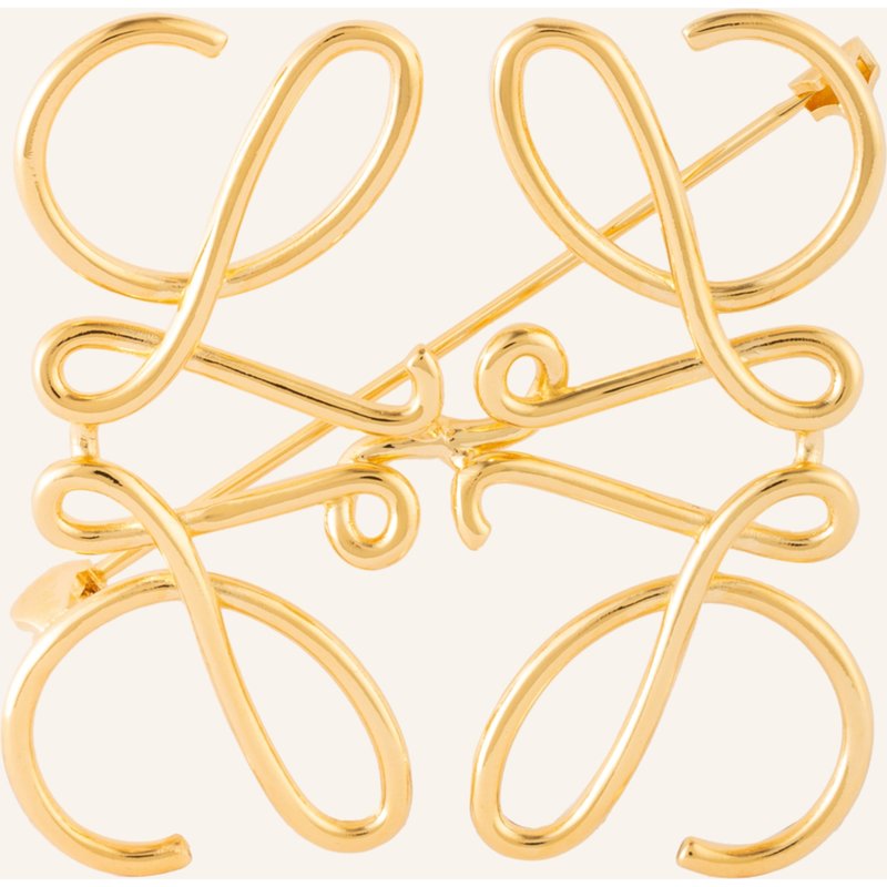 Loewe Brosche Anagram gold