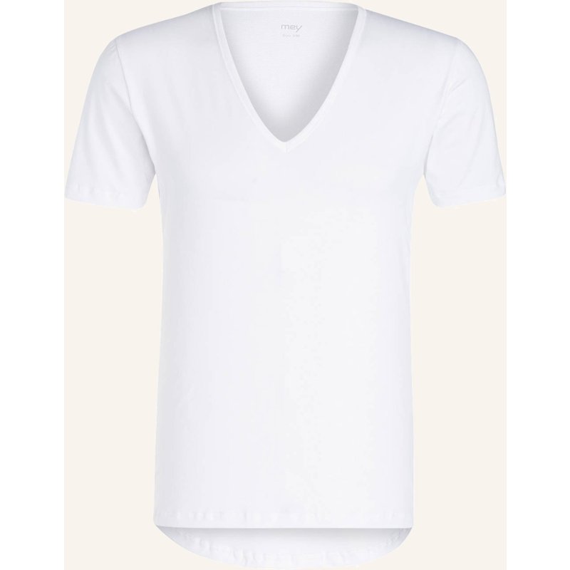 Mey V-Shirt Serie Dry Cotton weiss