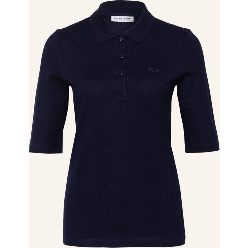 Lacoste Piqué-Poloshirt Mit 3/4-Arm blau