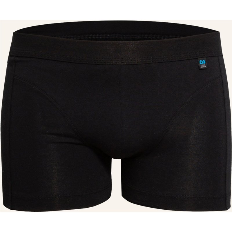 Schiesser Boxershorts Long Life Cotton schwarz