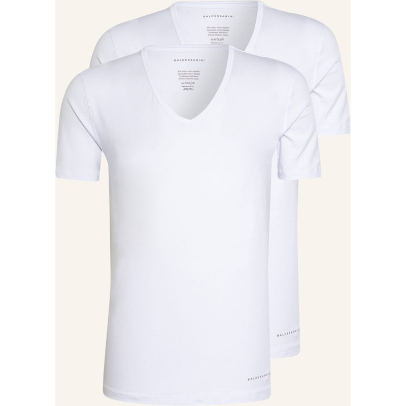 Baldessarini 2er-Pack V-Shirts weiss