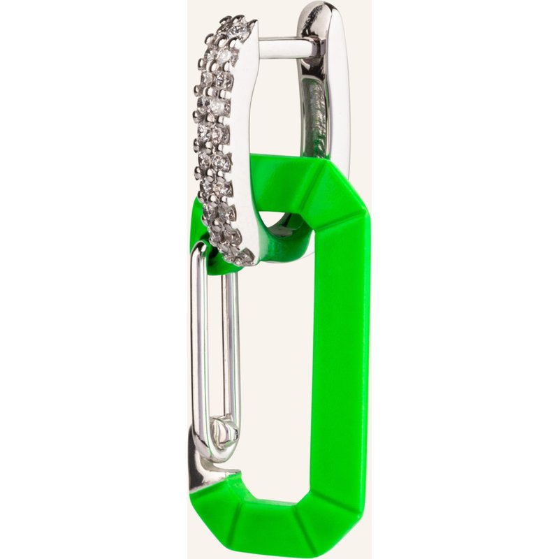 Eéra Ohrring Chiara Small Mit Diamanten gruen