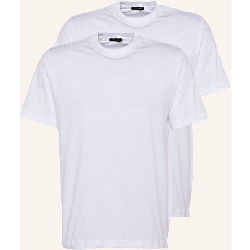 Schiesser 2er-Pack T-Shirts Esssentials weiss