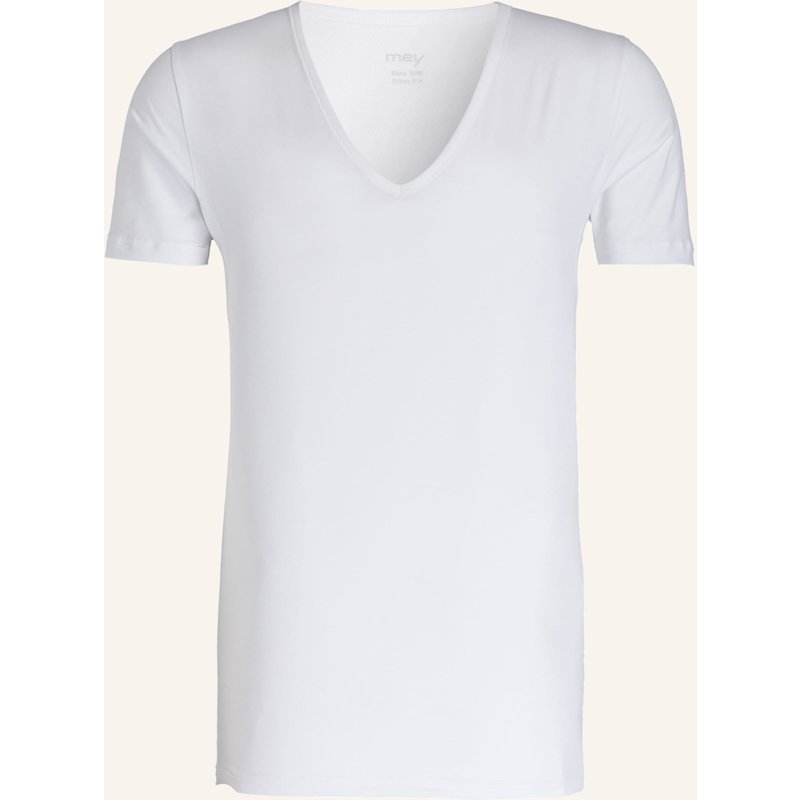 Mey V-Shirt Serie Dry Cotton weiss