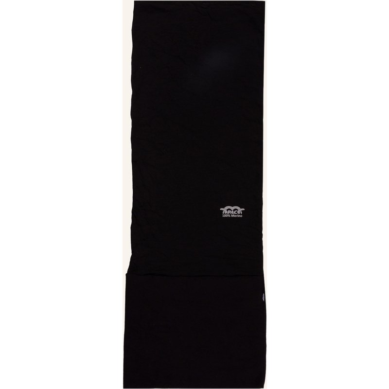 P.A.C. Multifunktionstuch Merino Fleece Aus Merinowolle schwarz
