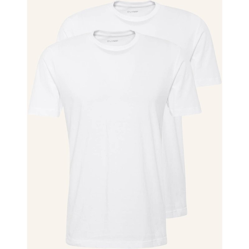 Olymp 2er-Pack T-Shirts weiss