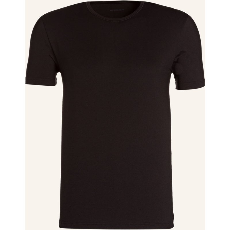 Mey Schlafshirt Serie Dry Cotton schwarz