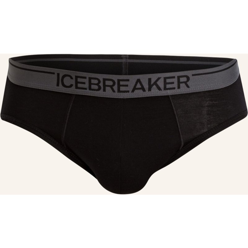 Icebreaker Funktionswäsche-Slip Anatomica Mit Merinowolle schwarz