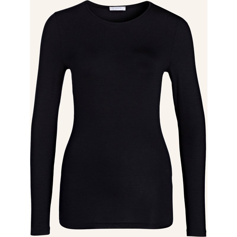 Hanro Longsleeve Soft Touch schwarz