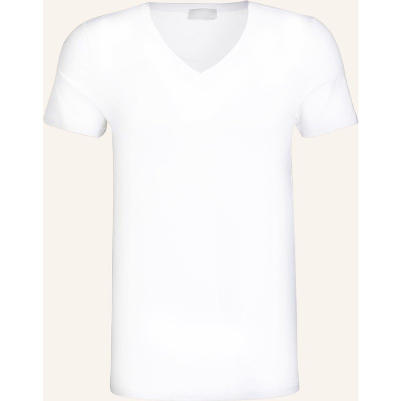 Hanro V-Shirt Cotton Superior weiss