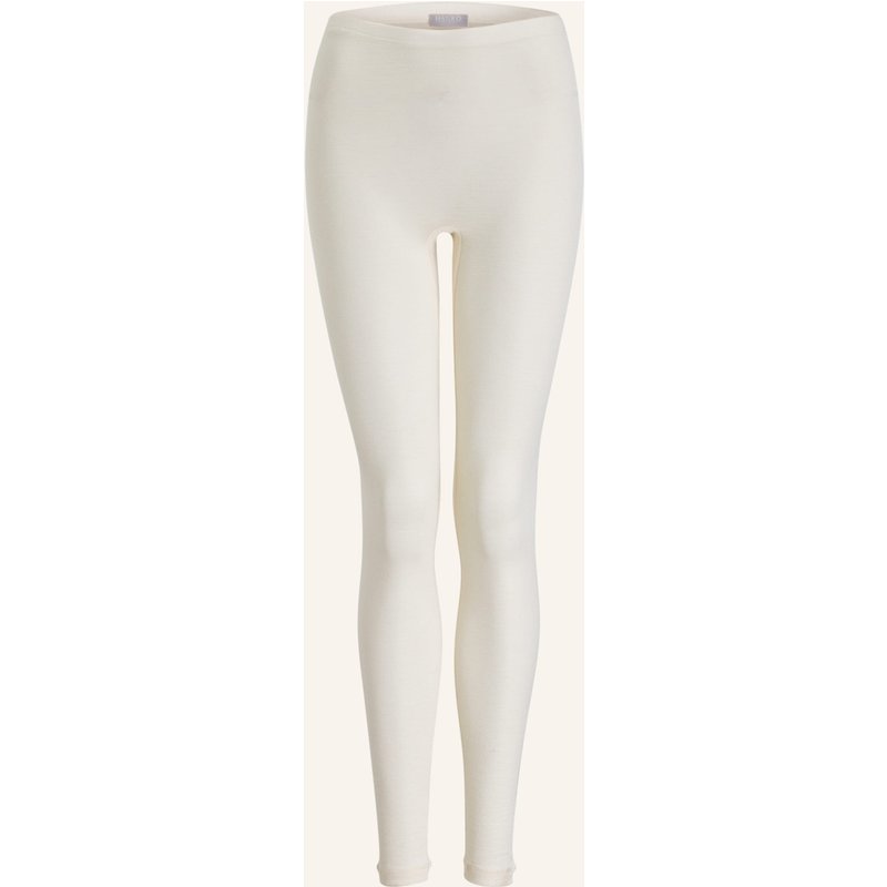 Hanro Lounge-Leggings Woolen Silk Aus Merinowolle Mit Seide weiss
