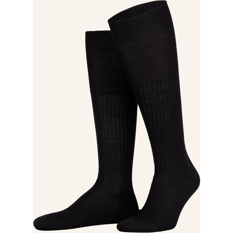 Falke Kniestrümpfe Luxury No. 7 schwarz