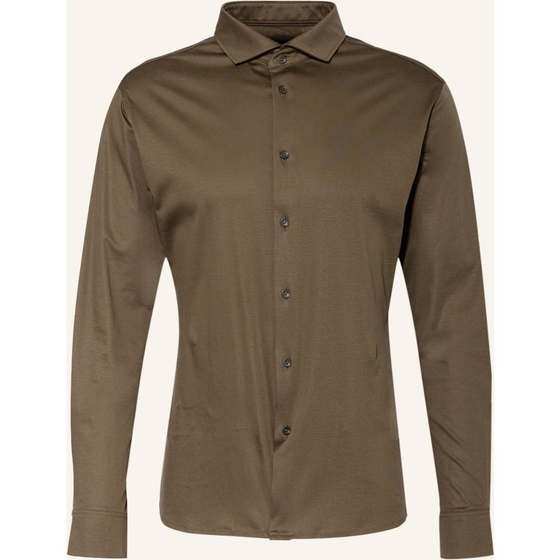 Artigiano Jersey-Hemd Classic Fit gruen