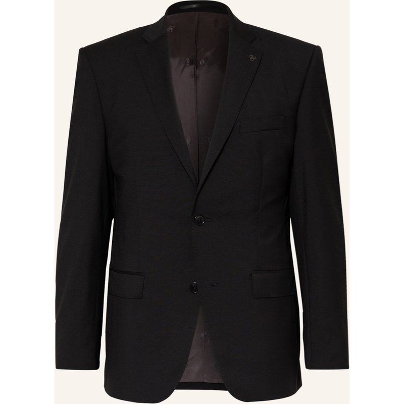 Roy Robson Anzugsakko Regular Fit schwarz