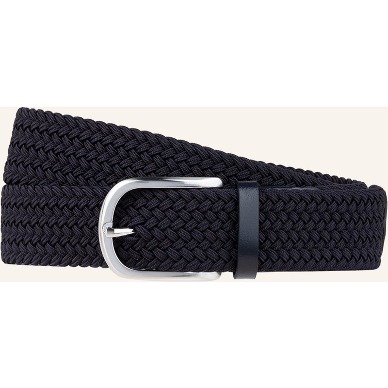 Reiss Flechtgürtel Elmont blau