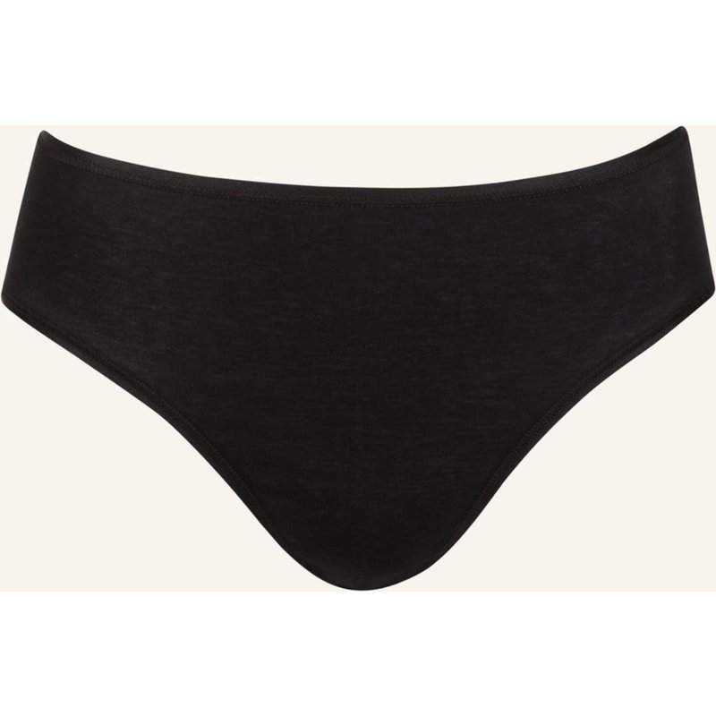 Hanro Slip Cotton Seamless schwarz