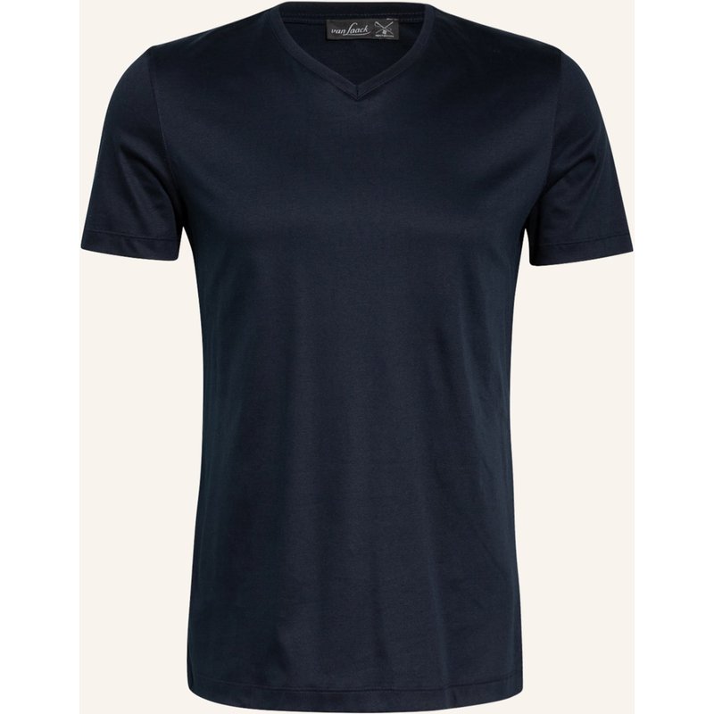 Van Laack T-Shirt Pius blau