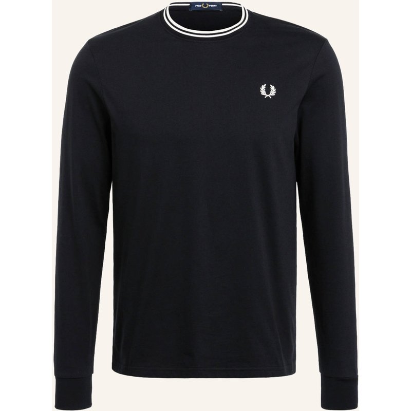 Fred Perry Longsleeve schwarz