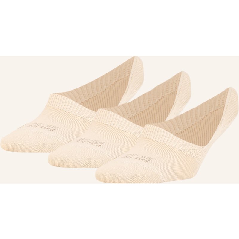 Falke 3er-Pack Füßlinge Step High Cut beige