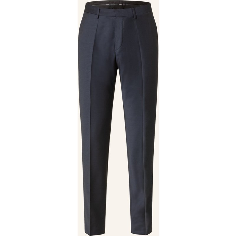 Roy Robson Anzughose Slim Fit blau