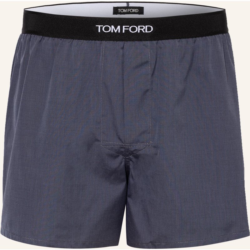 Tom Ford Web-Boxershorts grau