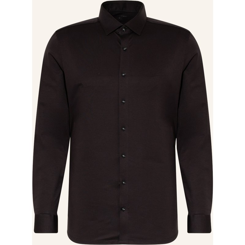 Olymp Jerseyhemd No. Six 24/Seven Super Slim schwarz