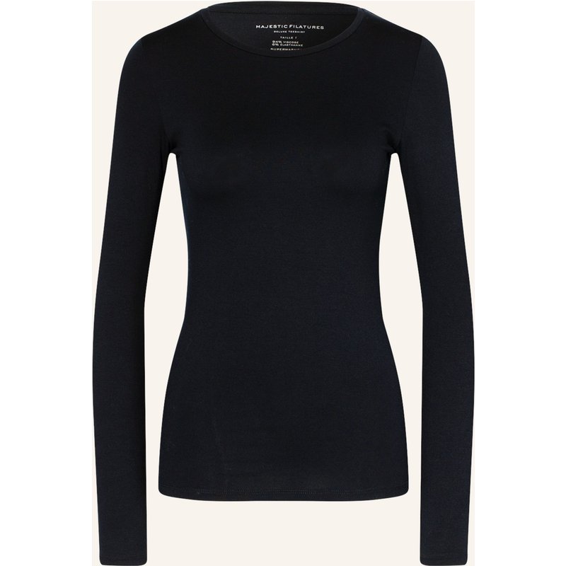 Majestic Filatures Longsleeve blau