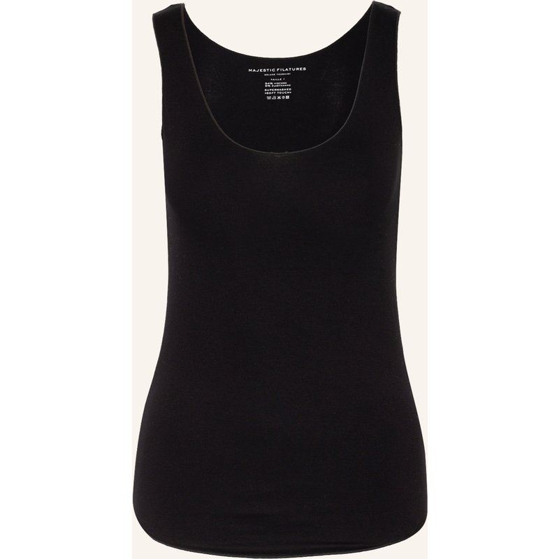 Majestic Filatures Top schwarz