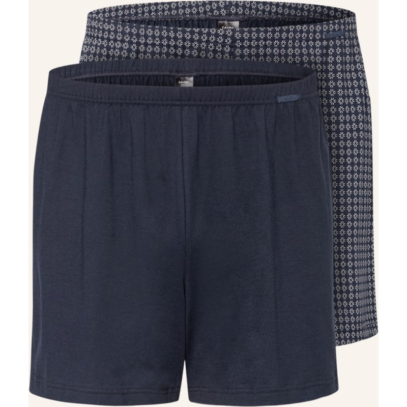 Calida 2er-Pack Boxershorts Prints Benefit gruen