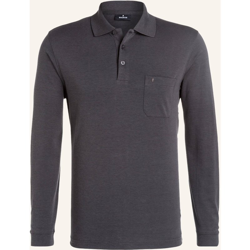 Ragman Poloshirt grau