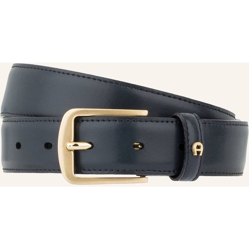Aigner Ledergürtel Business blau