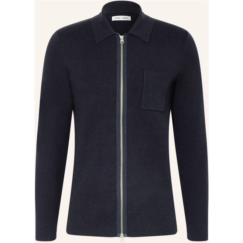 Samsøe Samsøe Strickjacke Guna blau