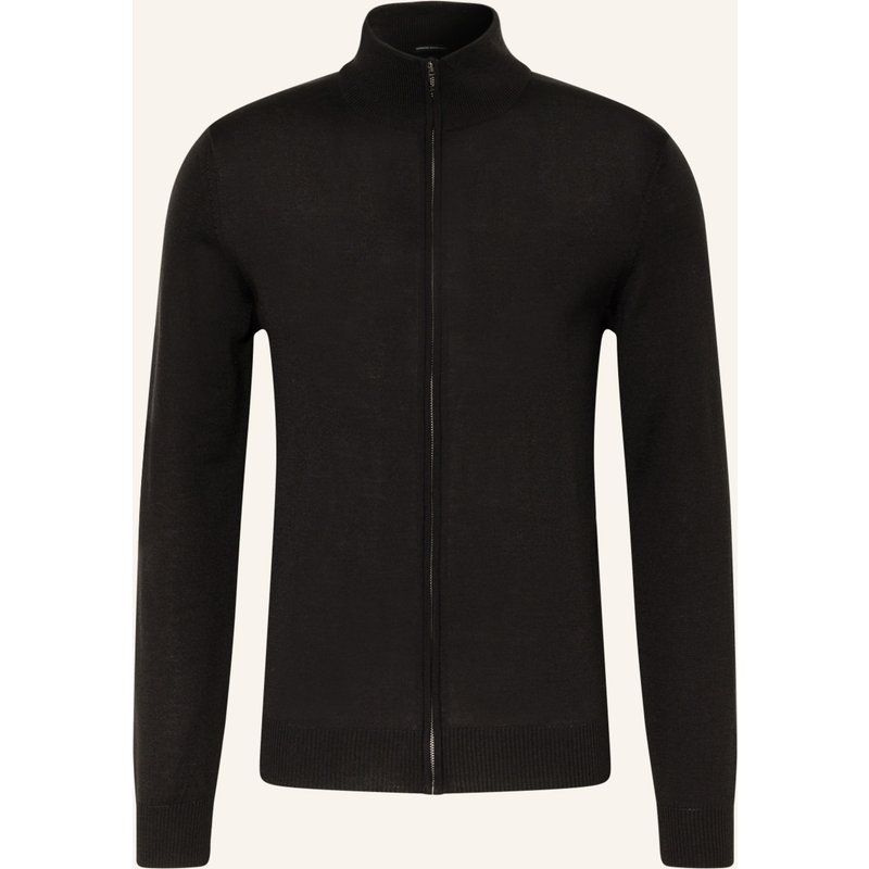 Joop! Strickjacke Davis Aus Merinowolle schwarz